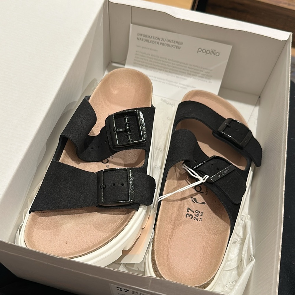 NWT Birkenstock x Papillio Double-Strap Sandals - Picture 5 of 6